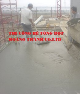 Thi công bê tông bọt chống nóng